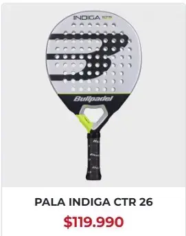 Pala de pádel Bullpadel Indiga CTR con funda - 2