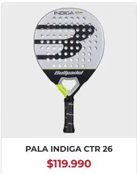 Pala de pádel Bullpadel Indiga CTR con funda - miniatura 2