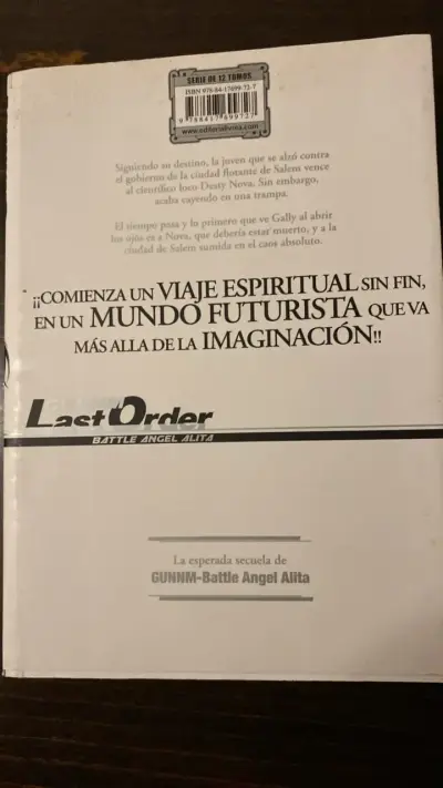 Manga Gunnm Last Order Volumen 1 - miniatura 2