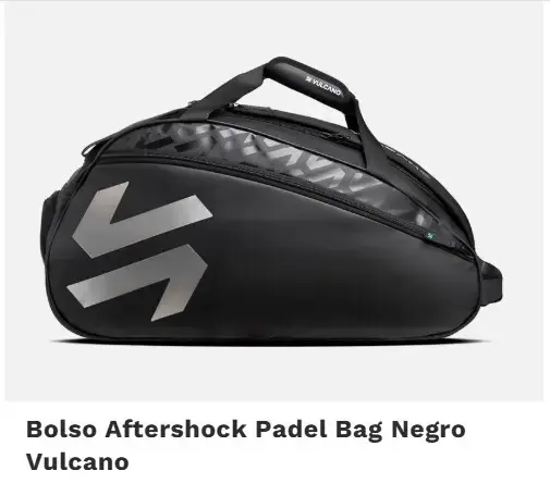Bolso de Pádel Vulcano Aftershock Negro