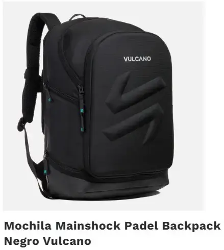 Mochila de Pádel Vulcano Mainshock Negra