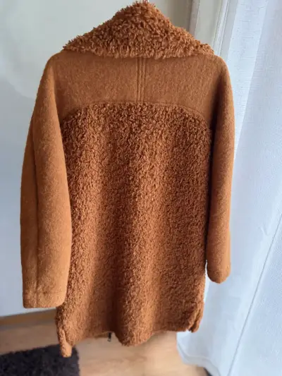Abrigo de lana Bimba y Lola color camel - miniatura 3