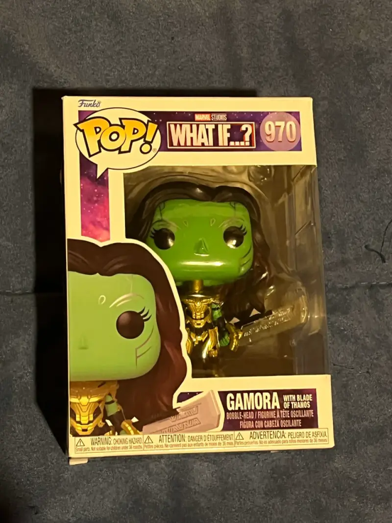 Funko Pop Gamora con Espada de Thanos