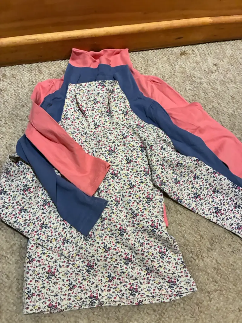 3 poleras para niña manga larga, o beatle