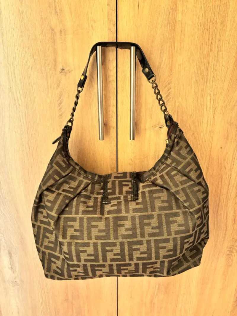 Cartera Fendi (no og) marrón logotipada - 2