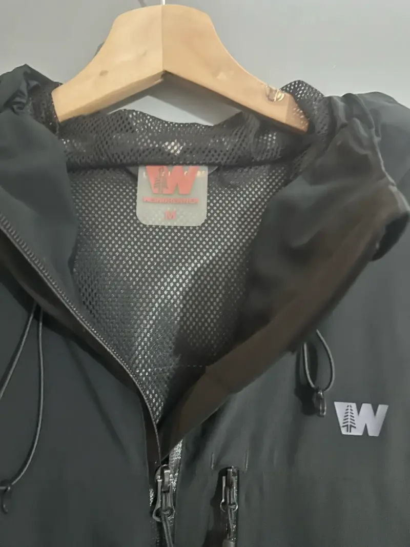 Chaqueta impermeable negra Weinbrenner - 1
