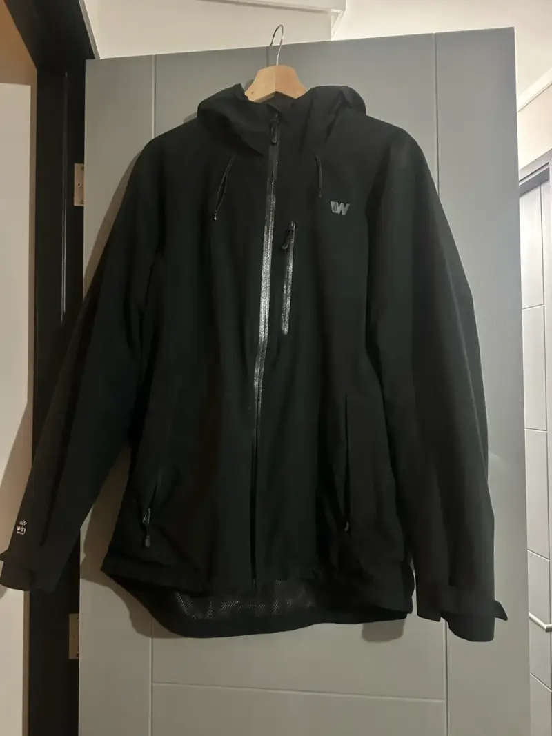 Chaqueta impermeable negra Weinbrenner - 3