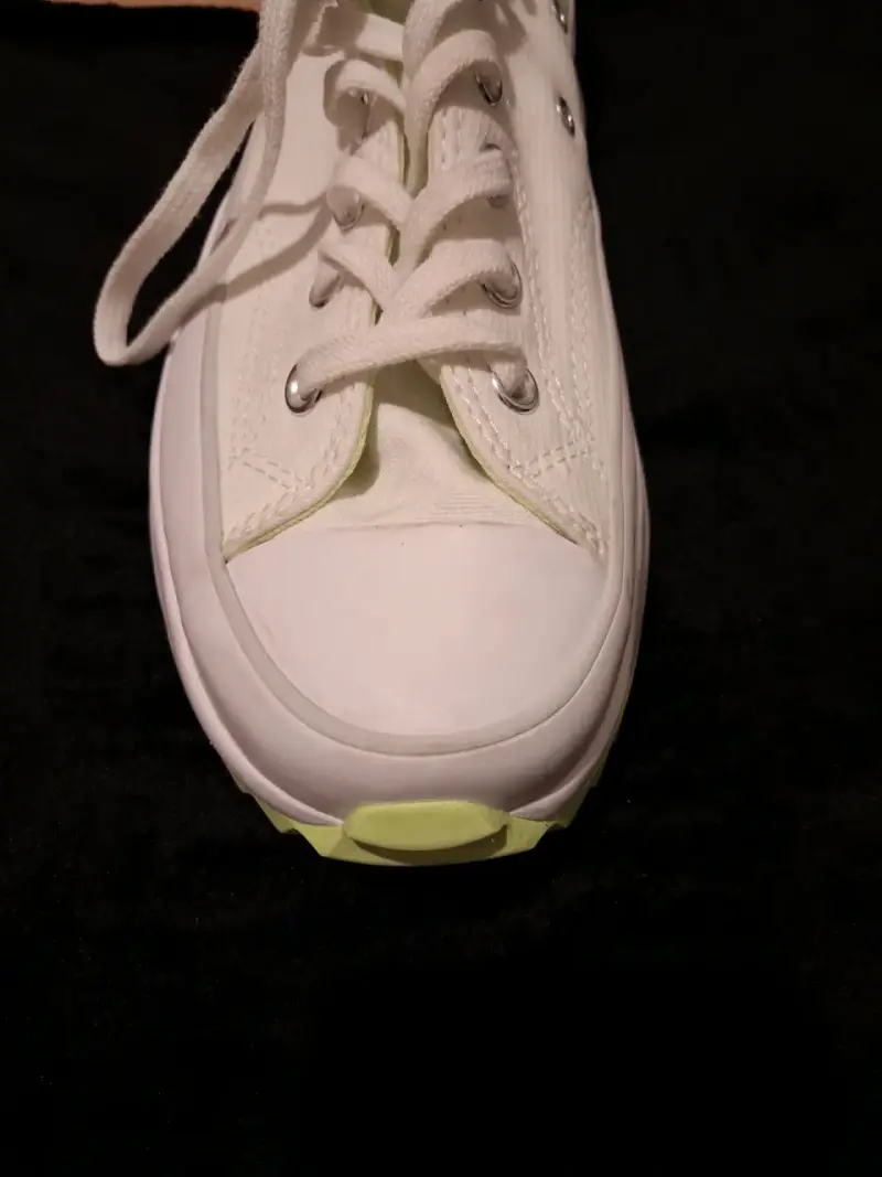 Zapatillas Converse All Star blancas con suela colorida - 6