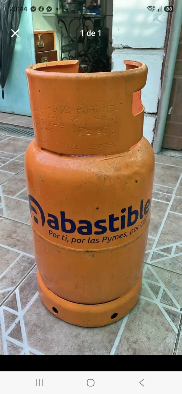 Balón de gas Abastible 11 kg usado