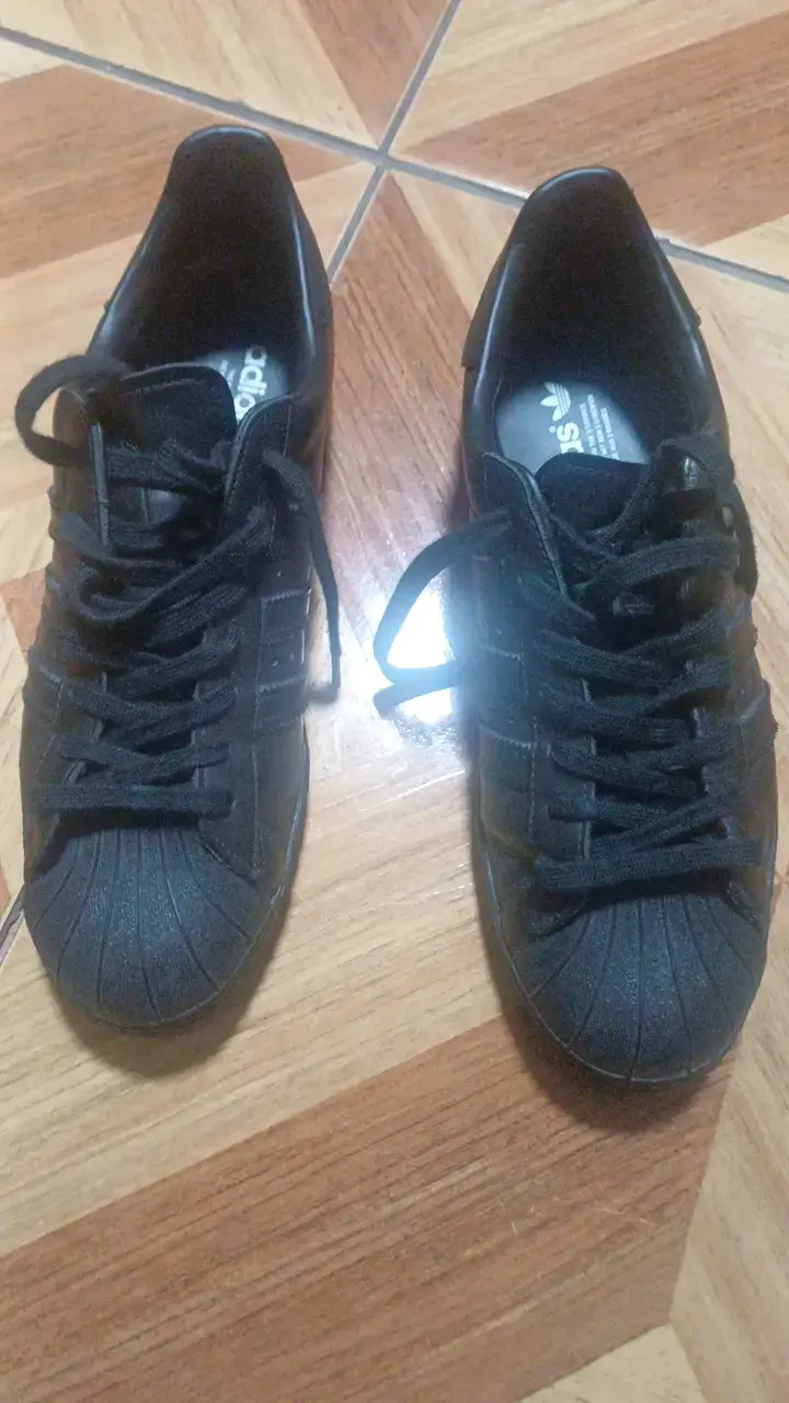 Zapatillas negras Adidas super estar 2 - 1