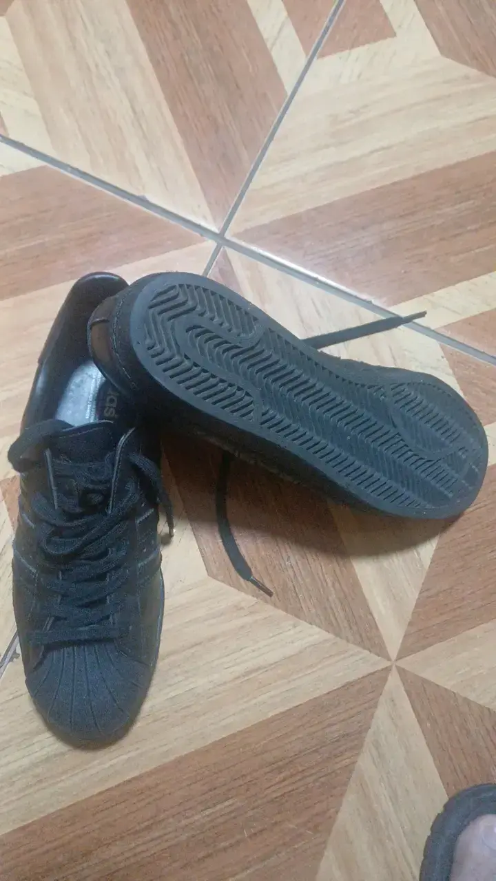 Zapatillas negras Adidas super estar 2 - 2