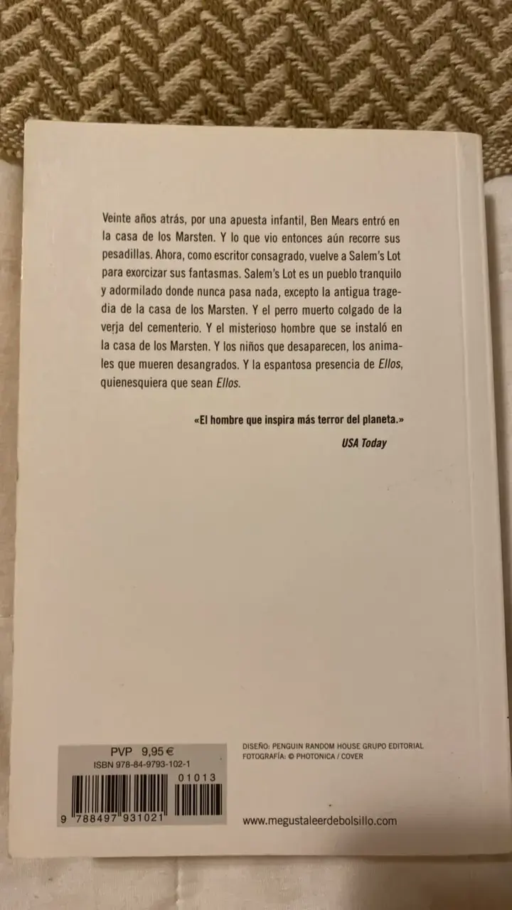 Libro 'El Misterio de Salem's Lot' de Stephen King - 2