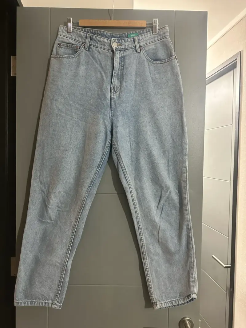 Jeans mezclilla azul claro mujer - 2