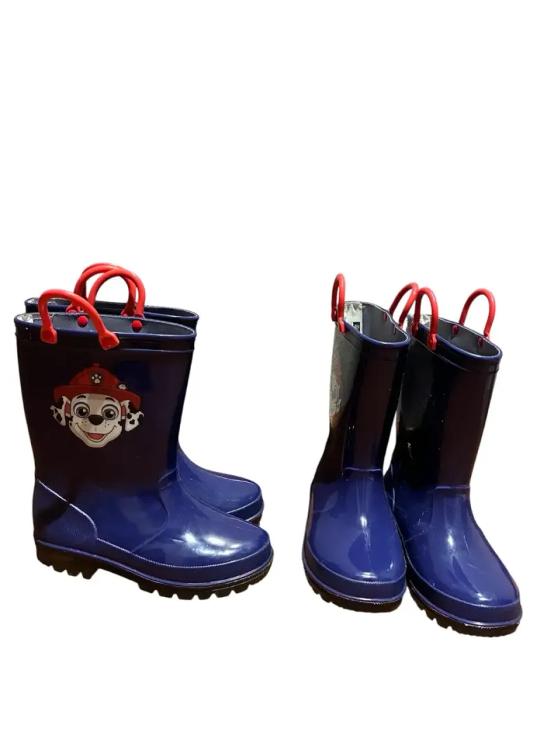 Botas de lluvia infantiles unisex con luces LED - 2