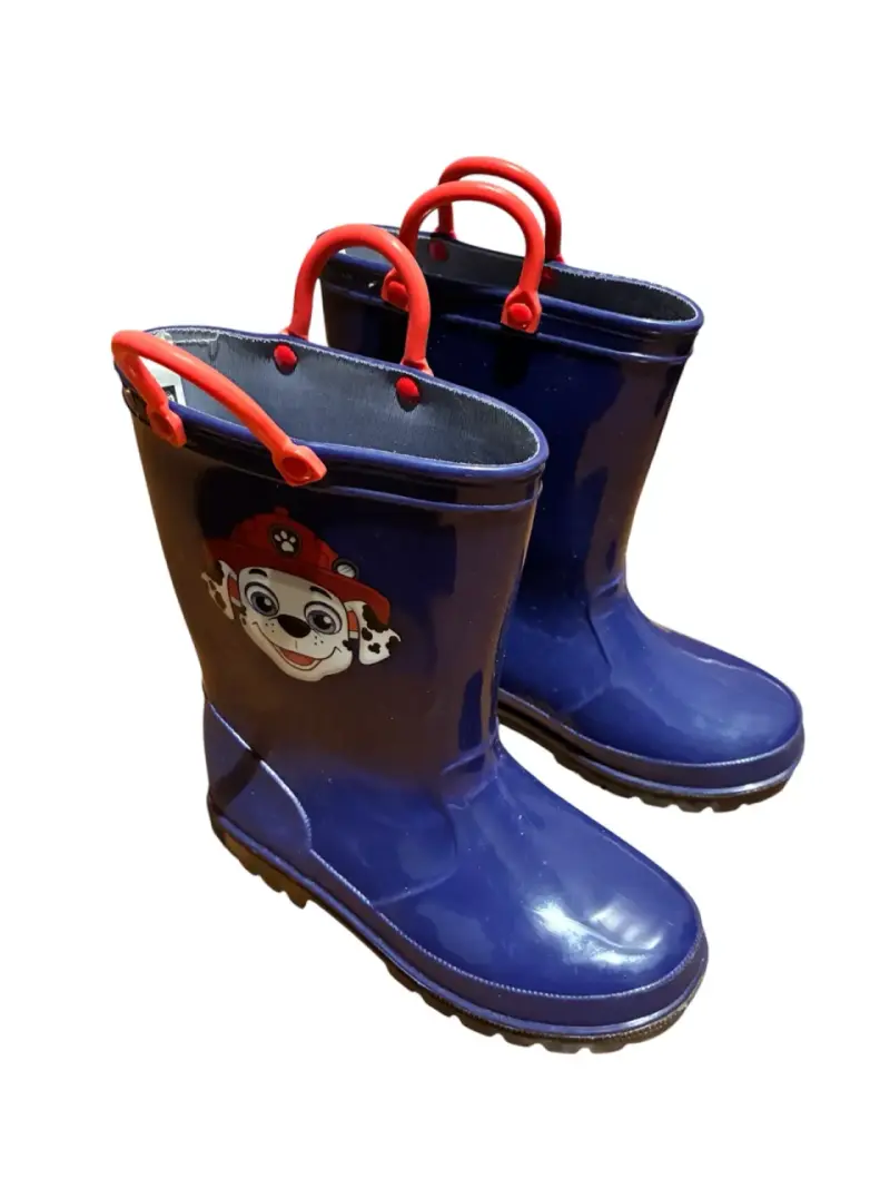 Botas de lluvia infantiles unisex con luces LED - 3