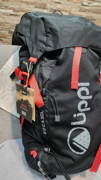 Mochila de trekking Lippi Roca 50L negra - miniatura 5