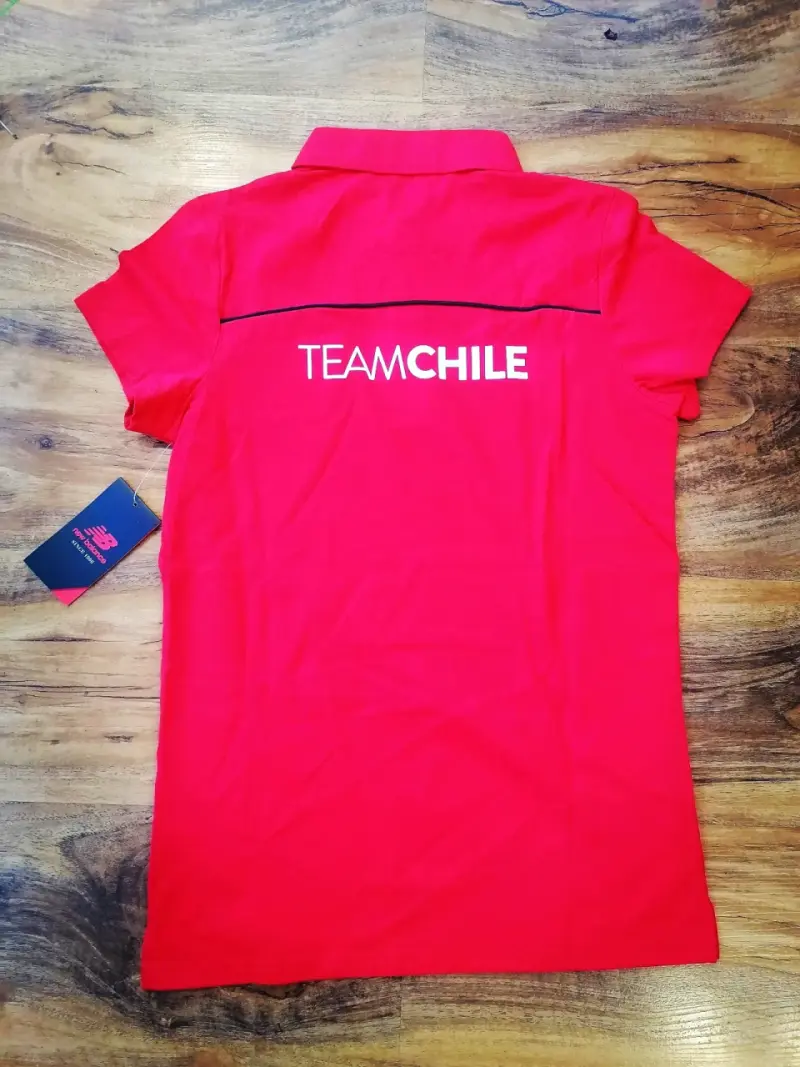 Polera Polo Roja Comité Olímpico Chile New Balance - 2