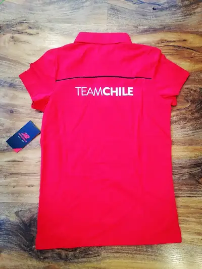 Polera Polo Roja Comité Olímpico Chile New Balance - miniatura 2