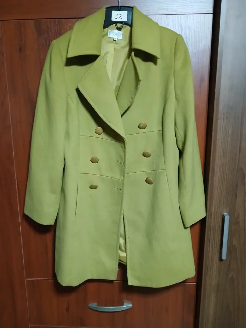 Blazer azul de lunares para mujer - 3