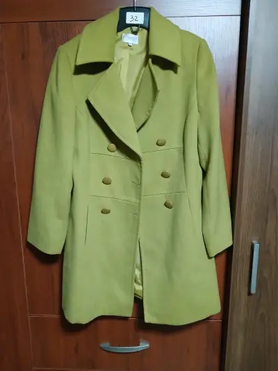 Blazer azul de lunares para mujer - miniatura 3