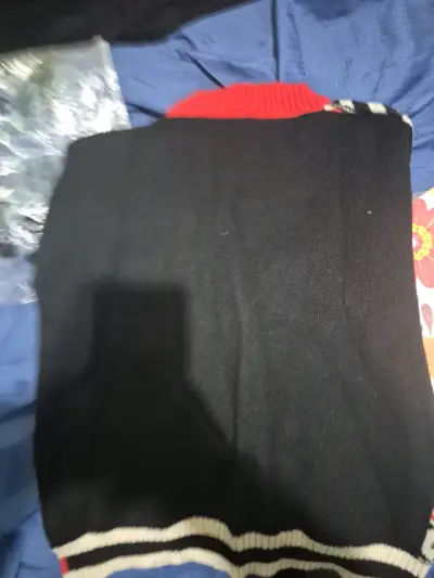 Cardigan de punto con diseño geométrico - miniatura 5