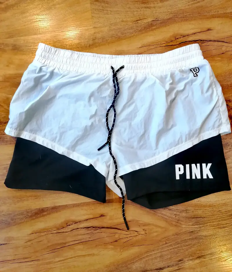 Shorts deportivos bicolor PINK para mujer - 1