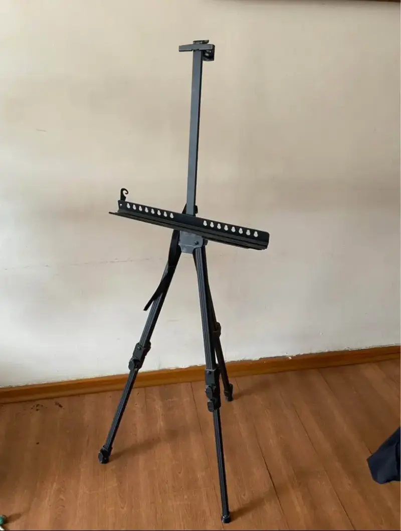 Caballete de Pintura Ajustable Negro