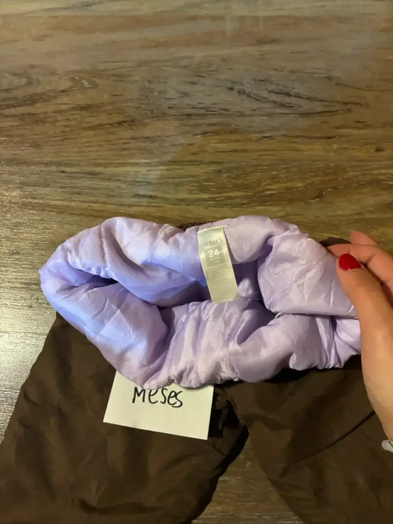 Pantalones térmicos para bebé 24 meses marrón - 2