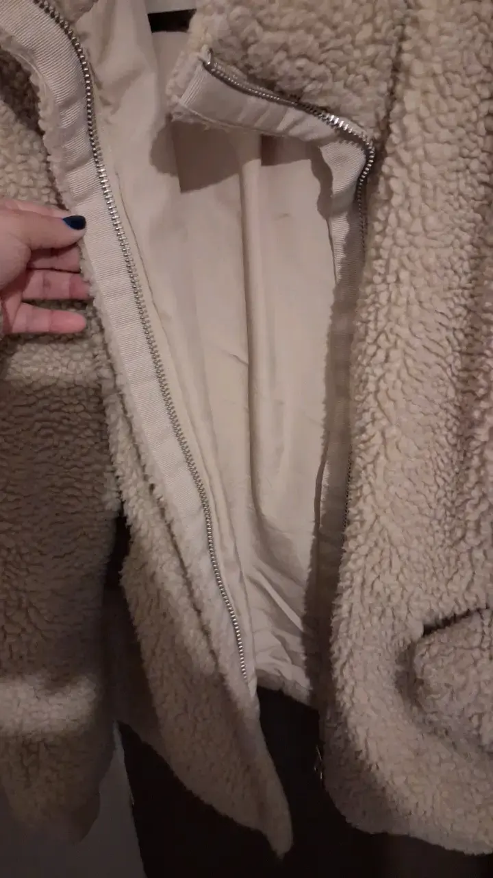 Chaqueta chiporro beige con cierre L -Xl - 3