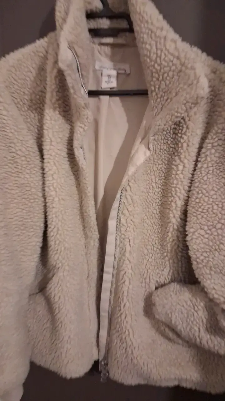 Chaqueta chiporro beige con cierre L -Xl - 4