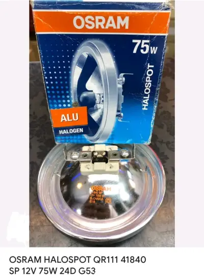 Pack de 6 lámparas halógena Osram Halspot 75W - miniatura 1