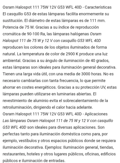 Pack de 6 lámparas halógena Osram Halspot 75W - miniatura 6