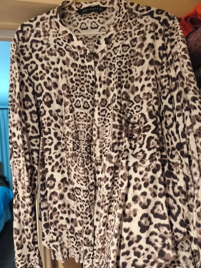 Blusa estampado animal print Zara Woman - 1
