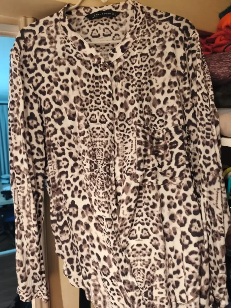 Blusa estampado animal print Zara Woman - 2