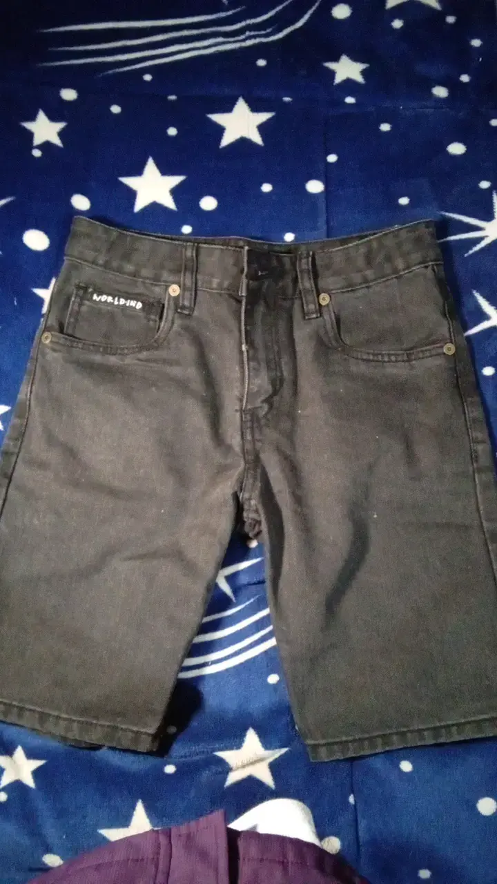 Short de mezclilla negras para niño