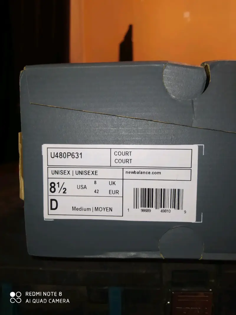 Zapatillas New Balance Court Unisex Talla 42 - 1