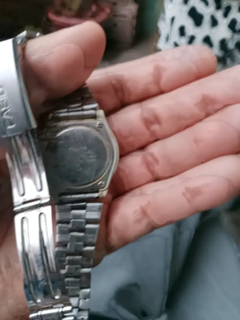 Reloj de pulsera metálico Casio vintage - 1