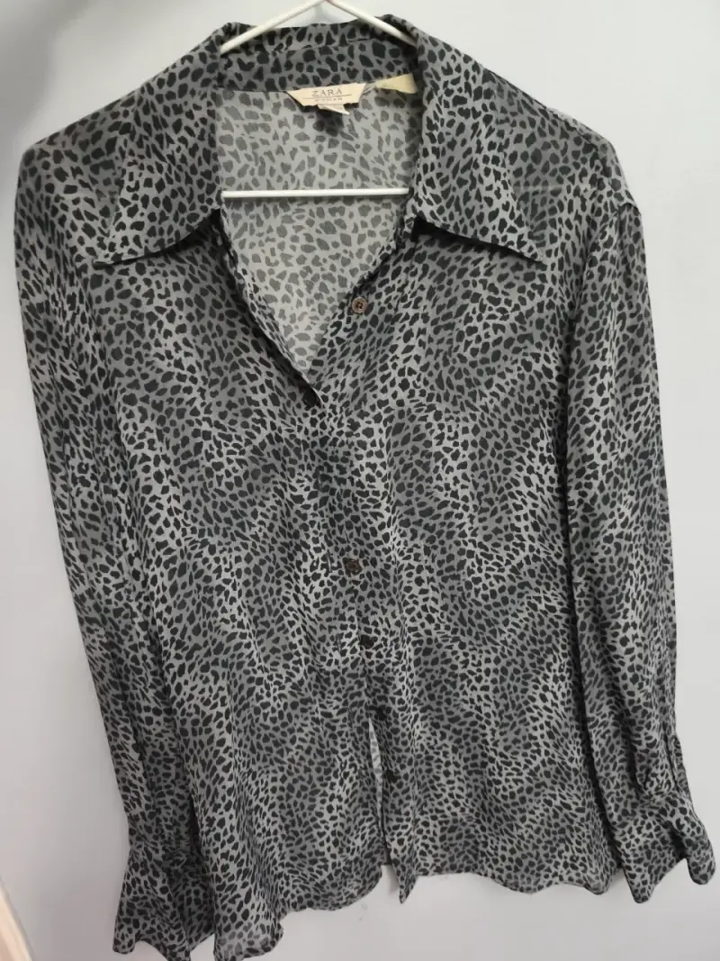 Blusa estampada animal print Zara - 1