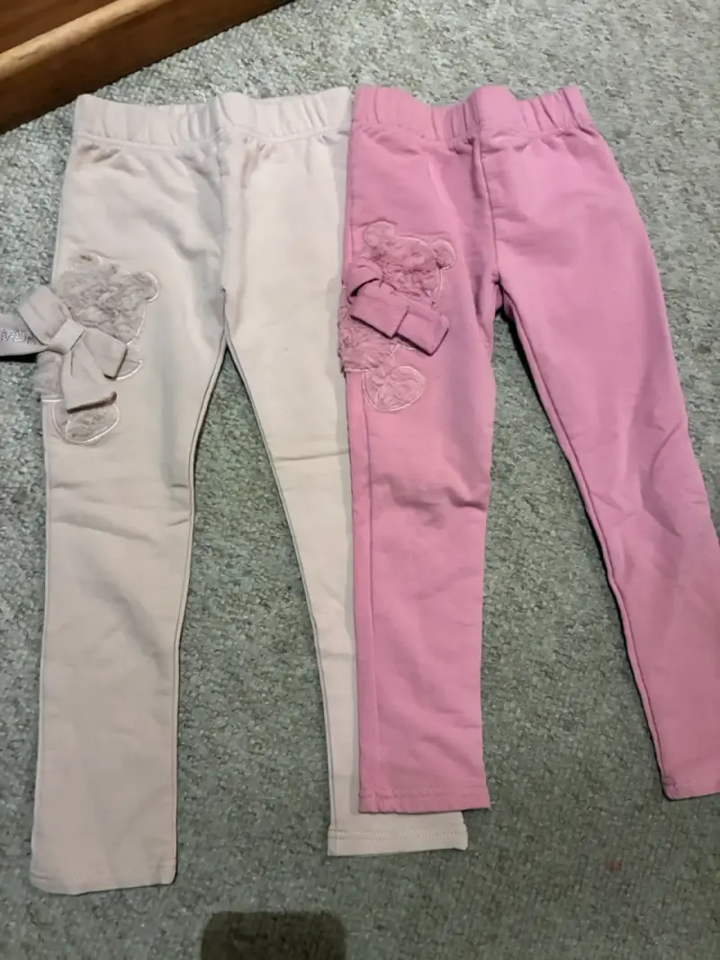 Set de 2 leggings niña T6, Limonada, forradososito - 1