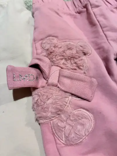 Set de 2 leggings niña T6, Limonada, forradososito - miniatura 2