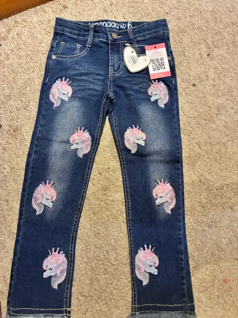 Pack de 2pantalones para niña con diseño de unicor - 2