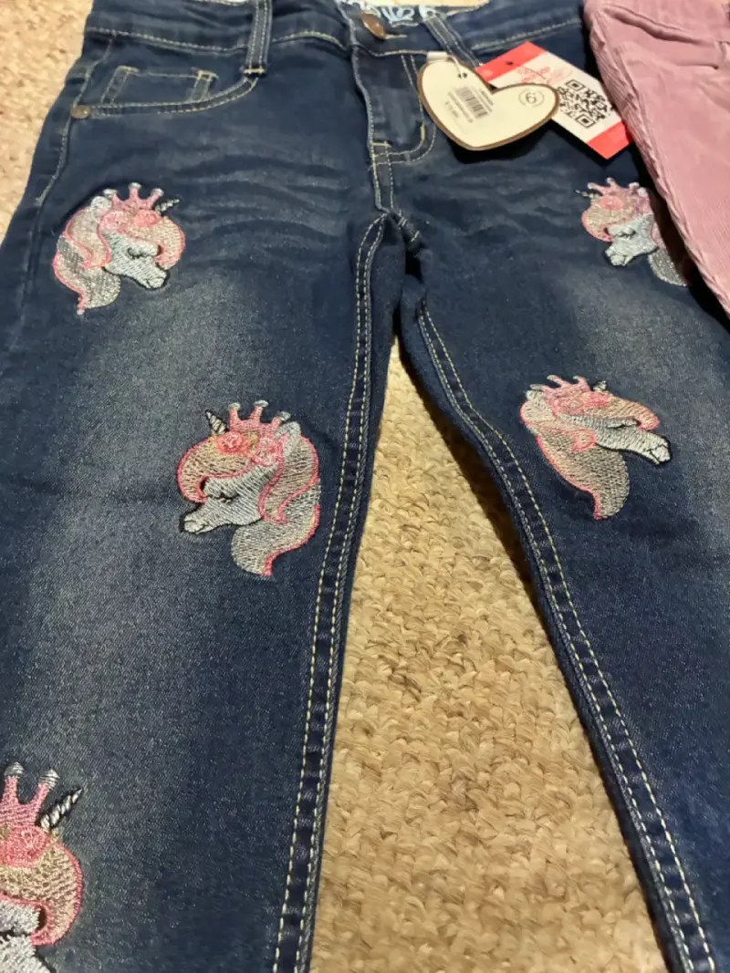 Pack de 2pantalones para niña con diseño de unicor - 3