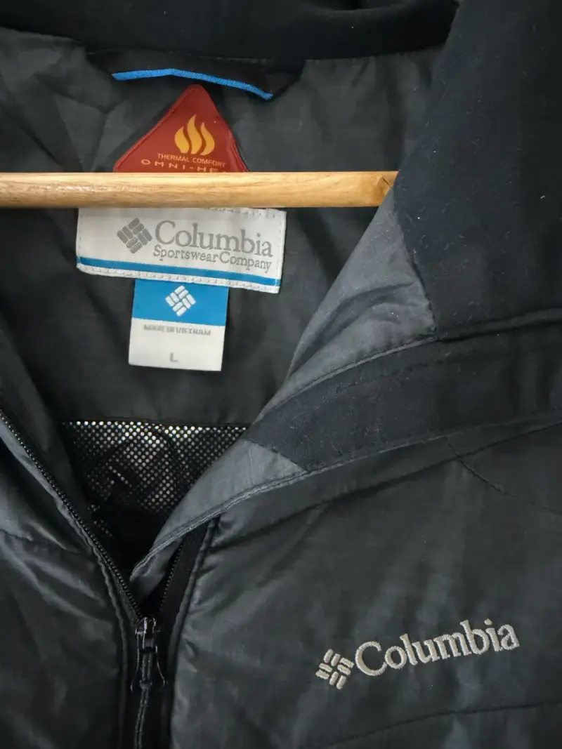 Chaqueta térmica Columbia gris para mujer - 2