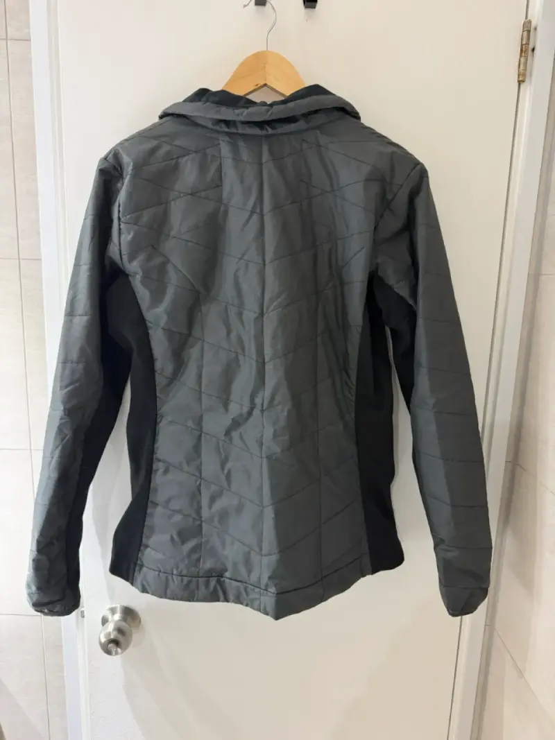 Chaqueta térmica Columbia gris para mujer - 3