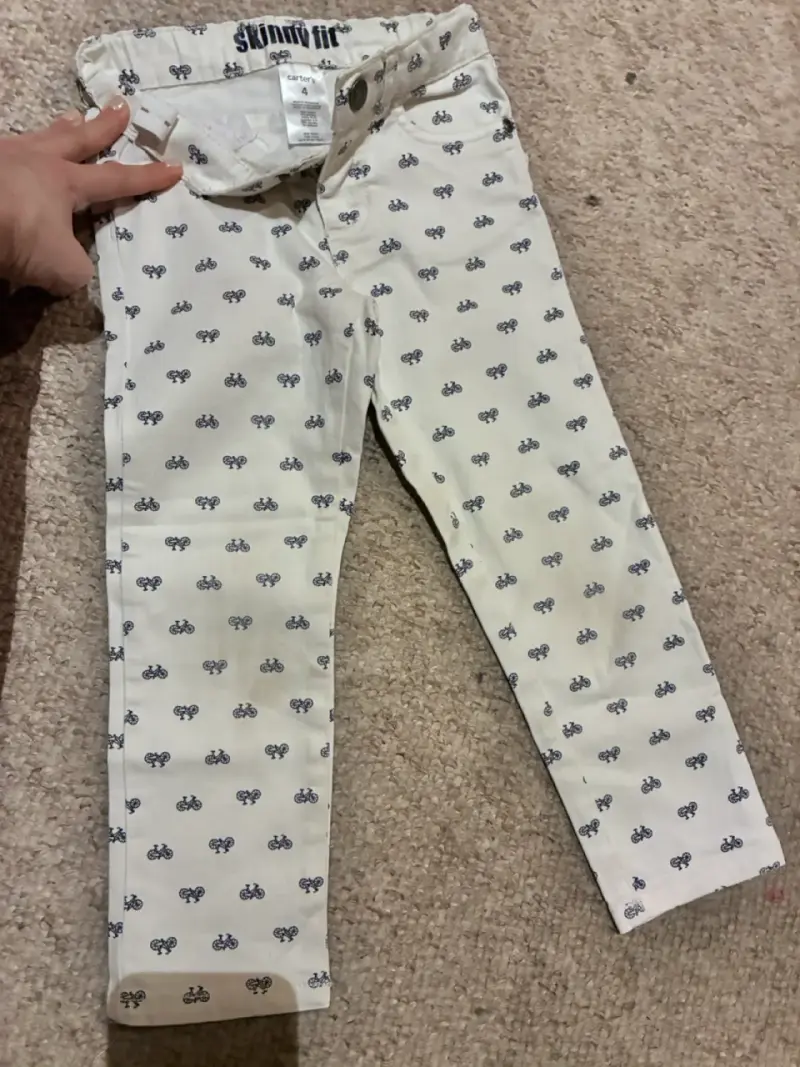 Pack de 2 pantalones niña, T5, como nuevos - 3