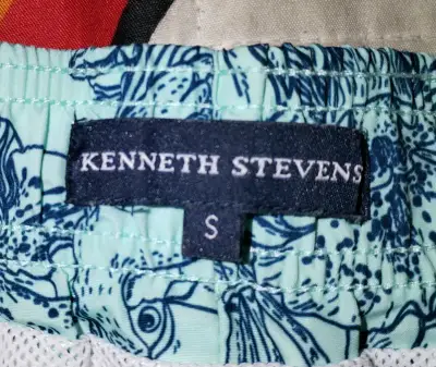 Short de baño estampado tropical para hombre - miniatura 3