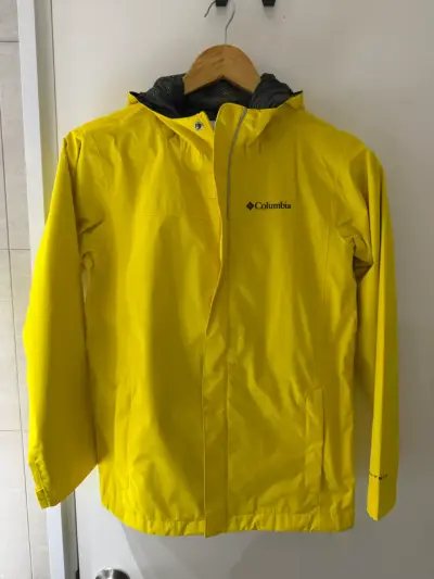 Chaqueta impermeable amarilla Columbia para niño - miniatura 1