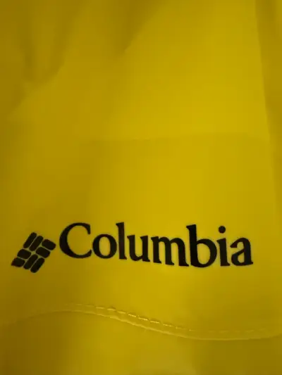 Chaqueta impermeable amarilla Columbia para niño - miniatura 2
