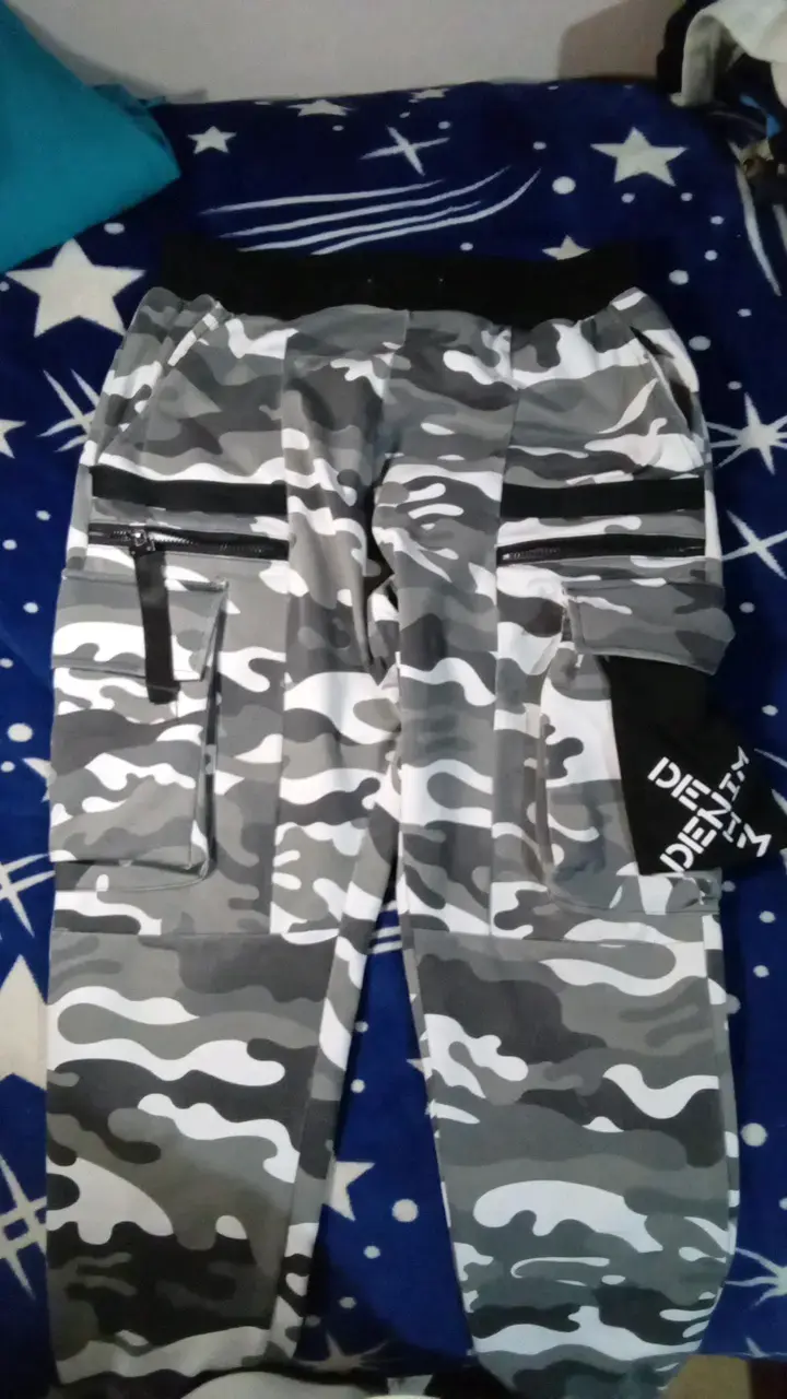 Pantalones cargo camuflados para hombre - 1
