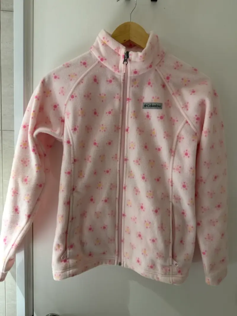 Chaqueta polar Columbia para niña color rosa - 1